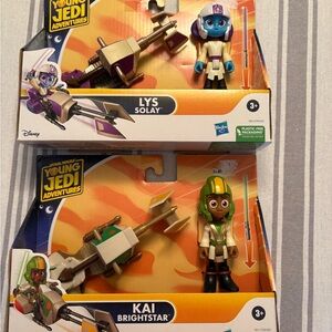 Hasbro Star Wars Young Jedi Adventures Lys and Kai Figures
